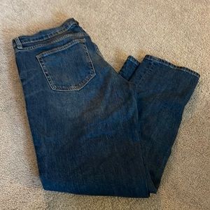 Gap real straight jeans